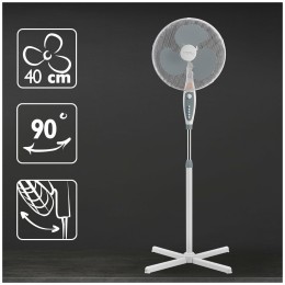 Вентилятор SCARLETT SC-SF111B24 45Вт скоростей:3 серый/белый