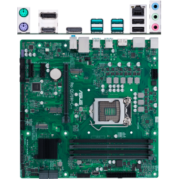 Материнская плата ASUS PRO Q570M-C/CSM, LGA1200, Q570, 4*DDR4, D-Sub+DP*2+HDMI, SATA6, Audio, USB 3.2*7, LPT*1 header (w/o cable), COM*2 header (w/o cable), mATX ;90MB1700-M0EAYC