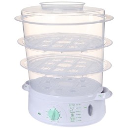 Пароварка ENDEVER Vita-175, белый/зеленый