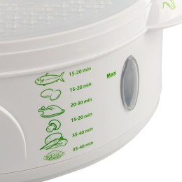 Пароварка ENDEVER Vita-175, белый/зеленый