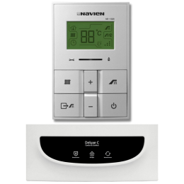 Котёл газовый камера закрытая, Navien Deluxe S-24k, 2-ух контр, 24 квт, коаксиальный