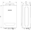 Котёл газовый камера закрытая, Navien Deluxe S-24k, 2-ух контр, 24 квт, коаксиальный