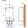 Котел De Dietrich ZENA MS 24 MI газовый настенный 24 кВт двухконтурный с открытой камерой сгорания