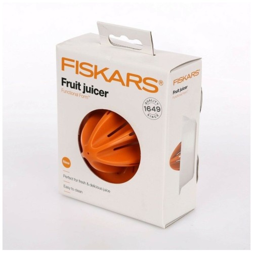 Соковыжималка FISKARS Functional Form 1016125 белый/оранжевый цитрусовая