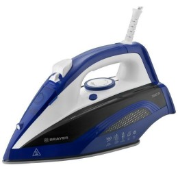 Утюг BRAYER BR4002BL 2400 Вт, керамич, Пар 140 г/м  антикапля, разбрыз, резер 360мл, самоотчис,