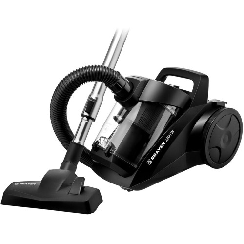 Пылесос BRAYER BR4204 циклонного типа 2200Вт, 4л, всасыв 420 Вт, Hepa, телес, 5м, паркетная щетка