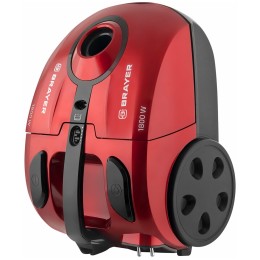 Пылесос BRAYER BR4223 мешковый 1800 Вт, всасыв 380, 2,5л, телес, 5 м, +3 бум.  мешка, универс щётка