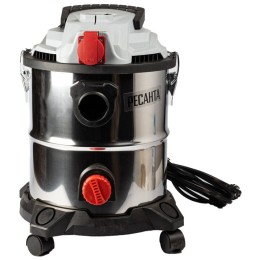 Строительный пылесос Ресанта ПС-1500/20 1500Вт (уборка: сухая/влажная) серебристый