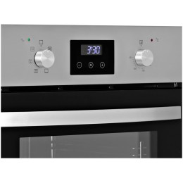 Духовой шкаф Электрический Hyundai HEO 6640 IX серебристый/черный, встраиваемый