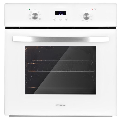 Духовой шкаф Электрический Hyundai HEO 6647 WG белый, встраиваемый