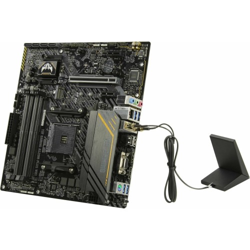 Материнская плата ASUS TUF GAMING A520M-PLUS WIFI, Socket AM4, A520, 4*DDR4, D-Sub+DVI+HDMI, SATA3, Audio, Gb LAN, COM*1 header, mATX