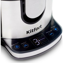 Соковыжималка KITFORT KT-1120 800Вт стальной/черный центробежная