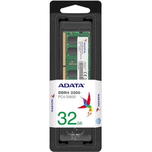 Модуль памяти для ноутбука SODIMM 32GB PC25600 DDR4 SO AD4S320032G22-SGN ADATA