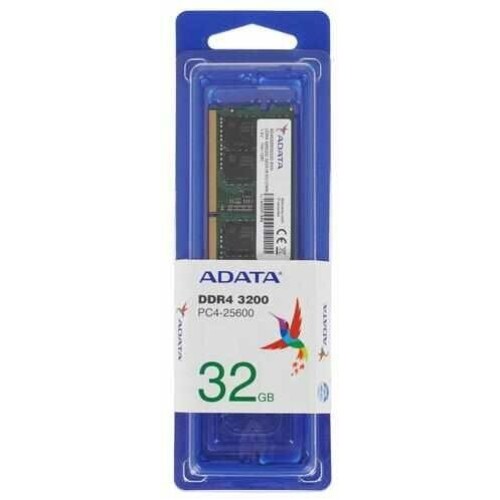 Модуль памяти для ноутбука SODIMM 32GB PC25600 DDR4 SO AD4S320032G22-SGN ADATA