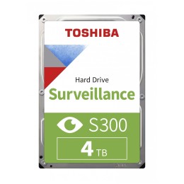 Жесткий диск HDD Toshiba SATA3 4Tb Surveillance S300 (SMR) 5400  256Mb  (analog HDWT740UZSVA)