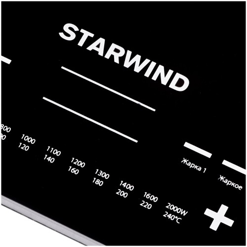 Плита индукционная STARWIND STI-1001 черный стеклокерамика (настольная)