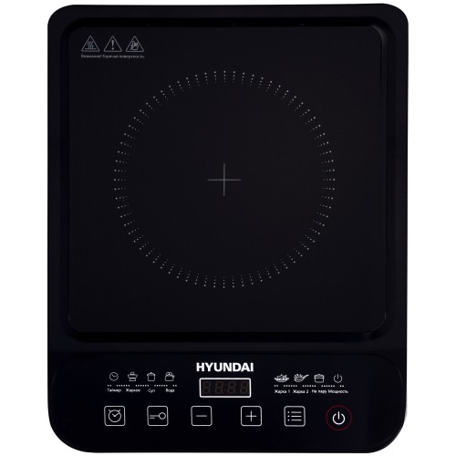 Плита индукционная HYUNDAI HYC-0106 черный стеклокерамика (настольная)