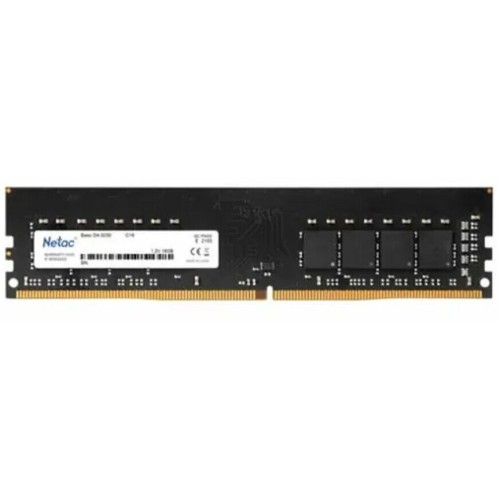 Память Netac 8GB DDR4 3200MHz CL16 1.35V/NTBSD4P32SP-08  RTL PC4-25600 288-pin single rank