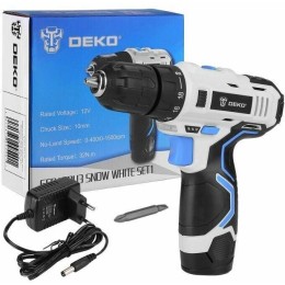 Дрель-шуруповерт Deko GCD12DU3 12Вт аккум. патрон:быстрозажимной