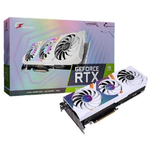 Видеокарта Colorful RTX3060 Ultra W OC 12G L-V 12GB LHR 192bit GDDR6 3DP+HDMI