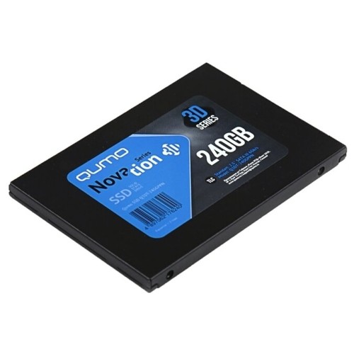 Накопитель SSD 240GB QUMO Novation TLC 3D (Q3DT-240GSKF)  2,5"/7 mm R/W 530/450 SM2258XT/SM2259XT OEM