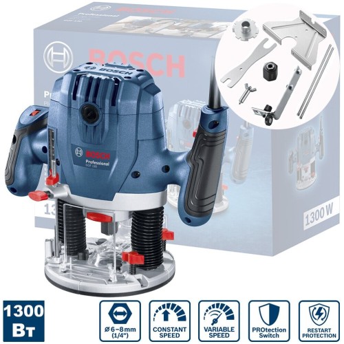 Фрезер Bosch GOF 130 (06016B7000)  1300Вт 11000-28000об/мин