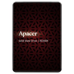 Накопитель SSD Apacer PANTHER AS350X 256Gb SATA 2.5" 7mm, R560/W540 Mb/s, IOPS 80K, MTBF 1,5M, 3D NAND, Retail (AP256GAS350XR-1)
