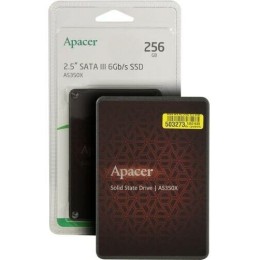 Накопитель SSD Apacer PANTHER AS350X 256Gb SATA 2.5" 7mm, R560/W540 Mb/s, IOPS 80K, MTBF 1,5M, 3D NAND, Retail (AP256GAS350XR-1)