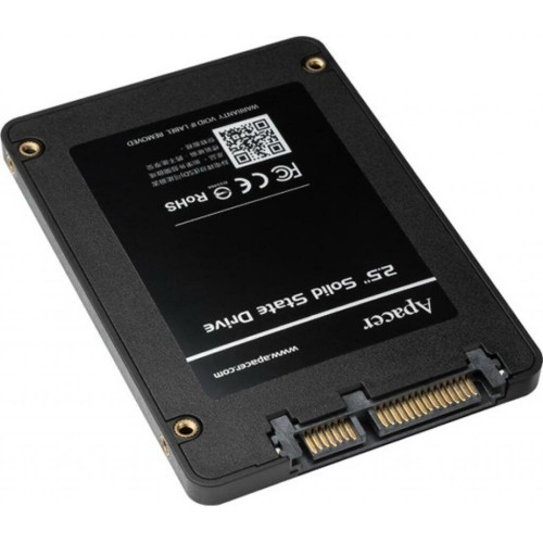 Накопитель SSD Apacer PANTHER AS350X 256Gb SATA 2.5" 7mm, R560/W540 Mb/s, IOPS 80K, MTBF 1,5M, 3D NAND, Retail (AP256GAS350XR-1)