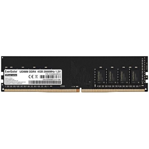 Модуль памяти ExeGate HiPower DIMM DDR4 4GB <PC4-21300> 2666MHz