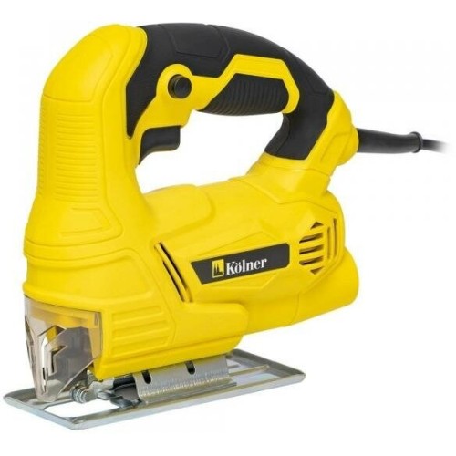 Лобзик электрический Kolner KJS 650V 650 Вт,  частота ходов 0- 3000 ходов/мин,  амплитуда полотна 18 мм, максимальная глубина пропила дерева 65мм, наклон реза 45град