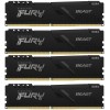 Память оперативная Kingston 16GB 2666MHz DDR4 CL16 DIMM (Kit of 4) FURY Beast Black
