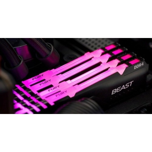 Память Kingston 16GB DDR4 3200MHz CL16 DIMM (Kit of 2) FURY Beast Black