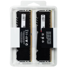 Память Kingston 16GB DDR4 3200MHz CL16 DIMM (Kit of 2) FURY Beast Black