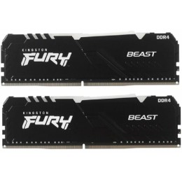 Память Kingston 16GB DDR4 3200MHz CL16 DIMM (Kit of 2) FURY Beast Black