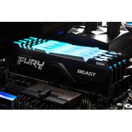 Память Kingston 16GB DDR4 3200MHz CL16 DIMM (Kit of 2) FURY Beast Black