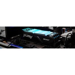 Память Kingston 16GB DDR4 3200MHz CL16 DIMM (Kit of 2) FURY Beast Black