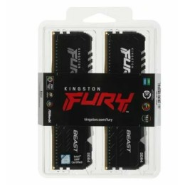 Память Kingston 16GB DDR4 3200MHz CL16 DIMM (Kit of 2) FURY Beast Black