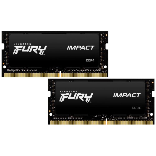 Память оперативная Kingston 16GB 3200MHz DDR4 CL20 SODIMM (Kit of 2) FURY Impact