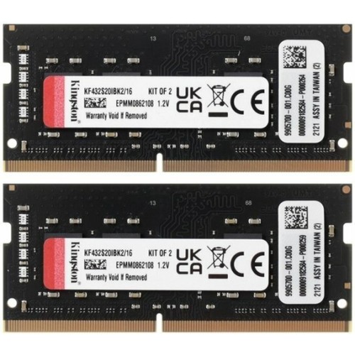 Память оперативная Kingston 16GB 3200MHz DDR4 CL20 SODIMM (Kit of 2) FURY Impact