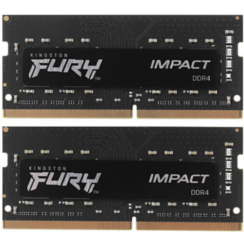 Память оперативная Kingston 16GB 3200MHz DDR4 CL20 SODIMM (Kit of 2) FURY Impact