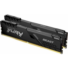 Память Kingston 16GB DDR4 3600MHz CL17 DIMM (Kit of 2) FURY Beast Black