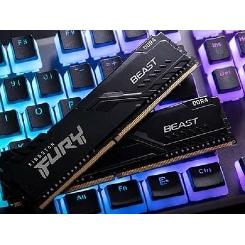 Память Kingston 32GB DDR4 3200MHz CL16 DIMM (Kit of 2) 1Gx8 FURY Beast Black