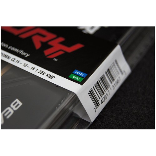 Память Kingston 32GB DDR4 3200MHz CL16 DIMM (Kit of 2) 1Gx8 FURY Beast Black
