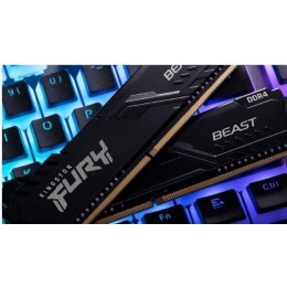 Память Kingston 32GB DDR4 3200MHz CL16 DIMM (Kit of 2) 1Gx8 FURY Beast Black