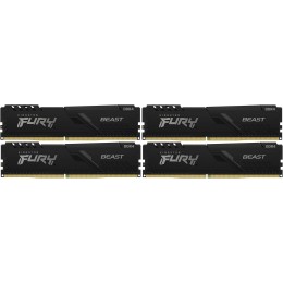 Память оперативная Kingston 32GB 3200MHz DDR4 CL16 DIMM (Kit of 4) FURY Beast Black