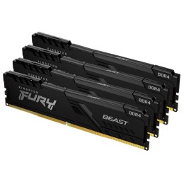 Память оперативная Kingston 32GB 3600MHz DDR4 CL17 DIMM (Kit of 4) FURY Beast Black