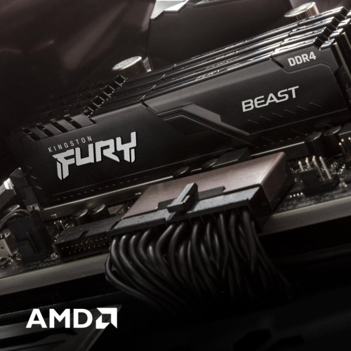 Оперативная память Kingston 32GB 3600MHz DDR4 CL18 DIMM (Kit of 2) FURY Beast Black