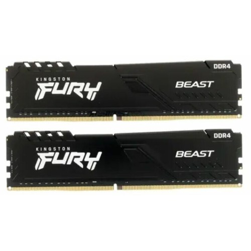 Оперативная память Kingston 32GB 3600MHz DDR4 CL18 DIMM (Kit of 2) FURY Beast Black