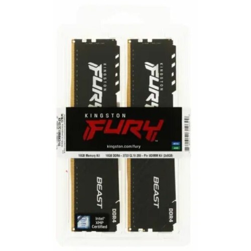 Оперативная память Kingston 32GB 3600MHz DDR4 CL18 DIMM (Kit of 2) FURY Beast Black